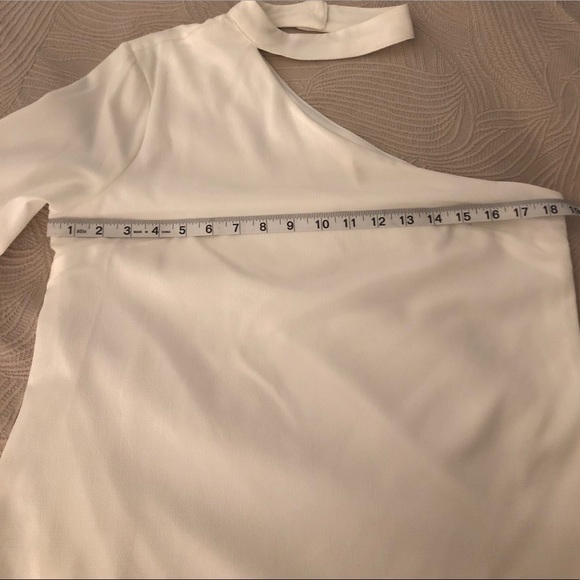 White one shoulder blouse - Picture 8 of 8
